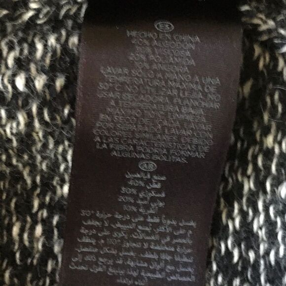 HOBBS London Cotton Turtleneck Long Sleeve Midi Sweater Dress 6 - Picture 12 of 13